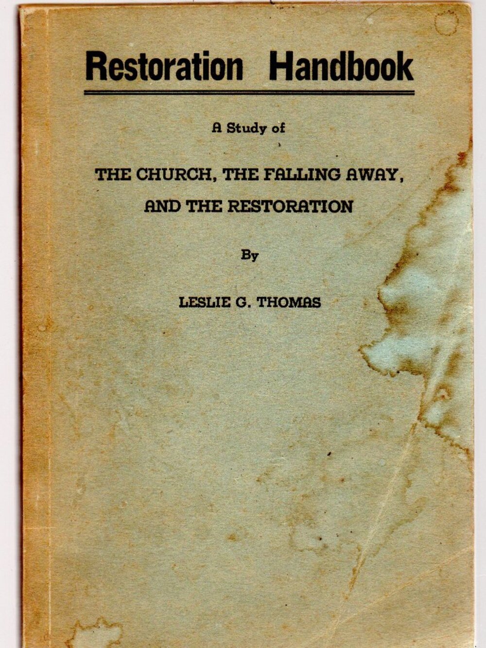Scarce Vintage Religious Study